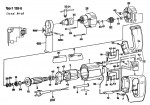 Bosch 0 601 129 003  Drill 220 V / Eu Spare Parts